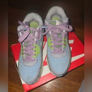 Nike Blue and Green Sneakers